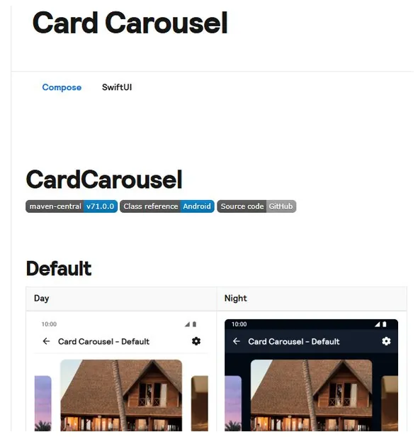 Card Carousel