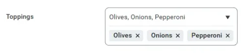 MultiSelect from Canvas Design System