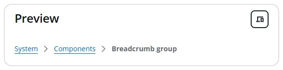 Breadcrumb group