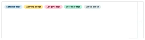 Badge from Duet Design System