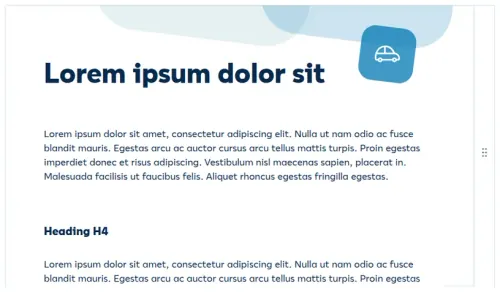 Page Heading from Duet Design System