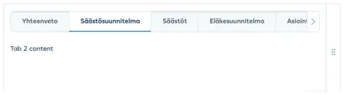Tab Group from Duet Design System