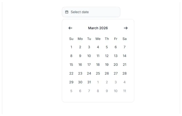 Datepicker