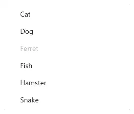 Combobox from Fluent 2 Design System