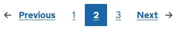 Pagination from GOV.UK Design System