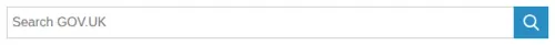 Search box from GOV.UK Design System