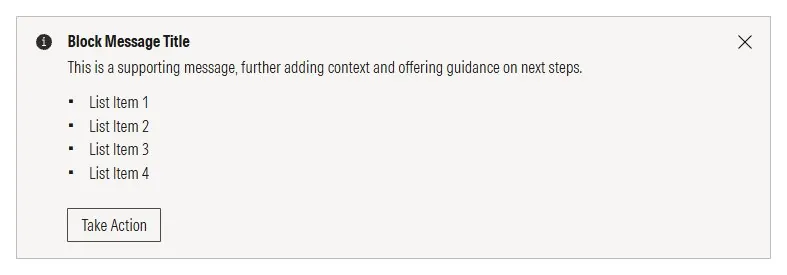 Block Message