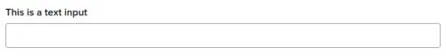 Text Input from NYS Design System