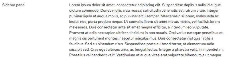 Sidebar
