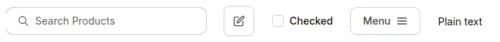 Toolbar from Sage