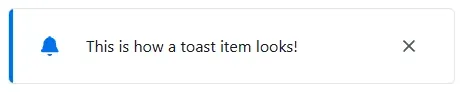 Toast Item