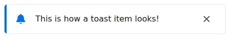 Toast Item from Shoelace