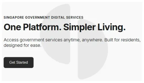 Hero from Singapore Government Design System