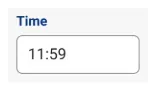 Time Input