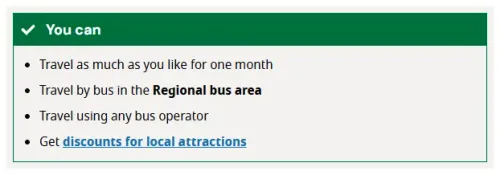 Ticket summary message