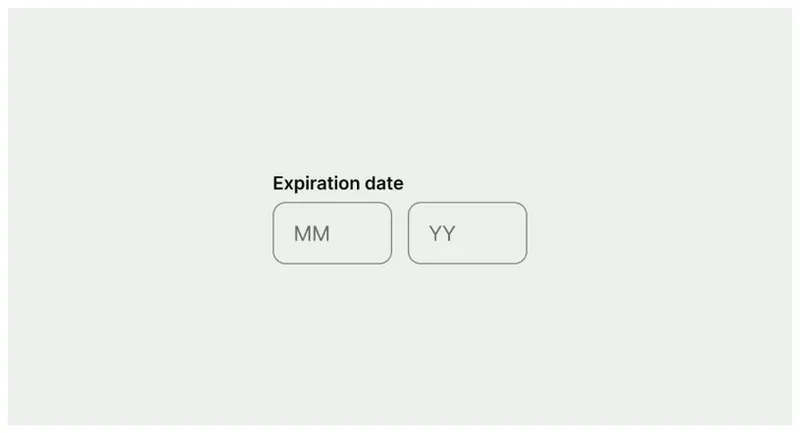 Compact date input