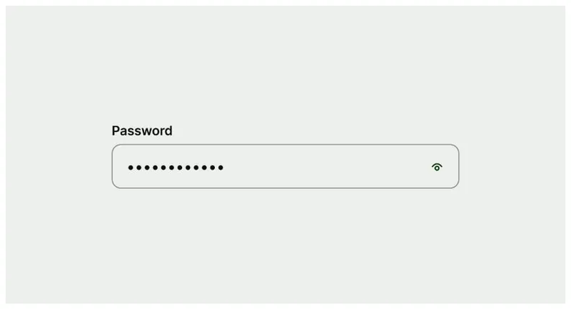 Password input
