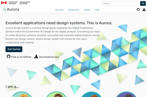 Aurora website screenshot