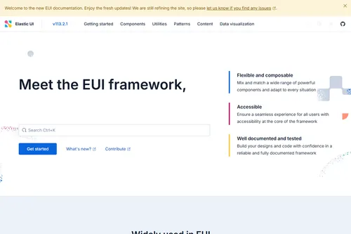 Elastic UI framework thumbnail