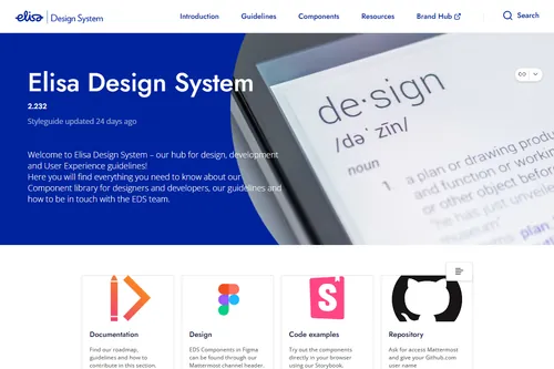Elisa Design System thumbnail
