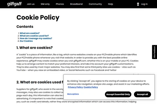 giffgaff Design System thumbnail