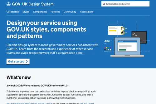 GOV.UK Design System thumbnail