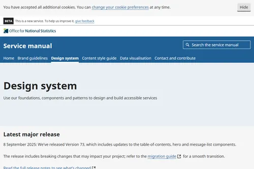 ONS Design System thumbnail