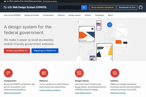 United States Web Design System thumbnail